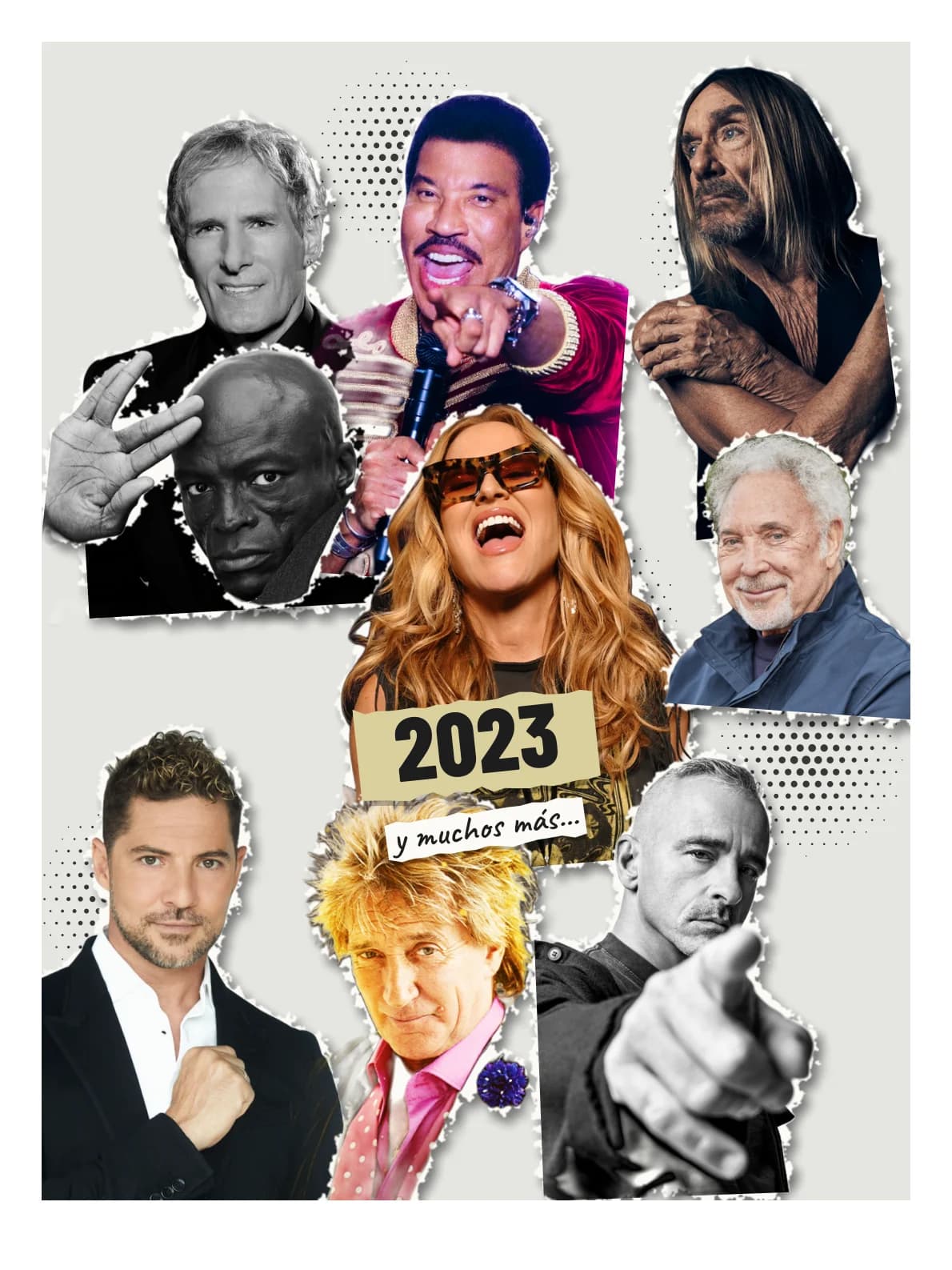 Starlite Occident Marbella 2023: Michael Bolton, Lionel Richie, Iggy Pop, Seal, Anastacia, Tom Jones, David Bisbal, Rod Stewart, Eros Ramazzotti y muchos más