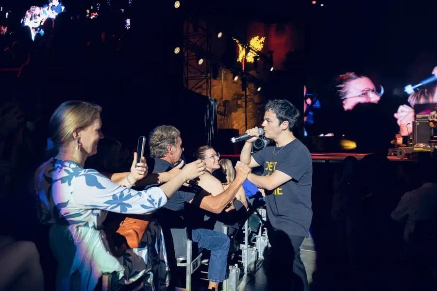 Jamie Cullum entre el público, Marbella 2024
